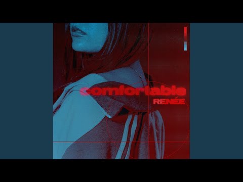 Arte oficial de Comfortable de RENÉE en tonos azules y rojos