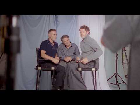 Imagen del visualizador oficial de Dreamers, con los integrantes de Take That